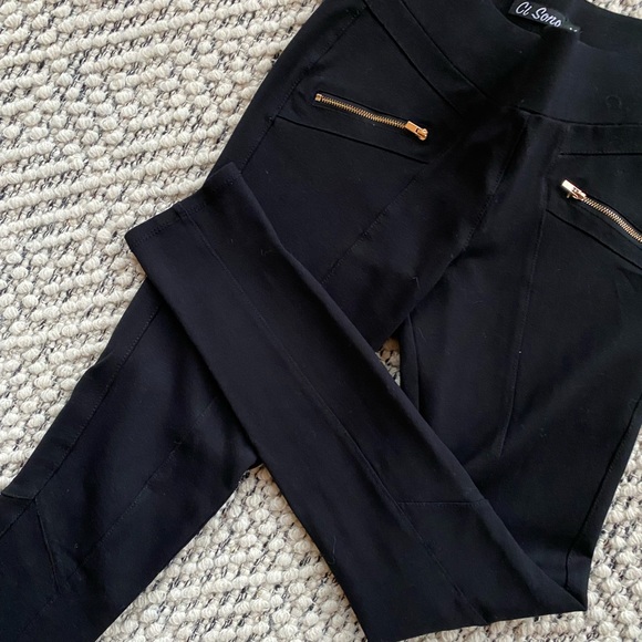 Ci Sono Zipper Ponte Pants - Picture 3 of 3